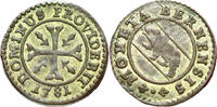 Weltmünzen 1/2 Kreuzer #18438 - Suisse Berne 1781 TTB -