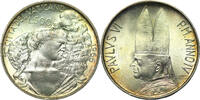 Weltmünzen #18452 - Vatican 500 Lires 1966 SPL Paul VI -