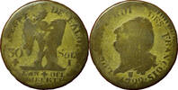 Frankreich 30 Sols #5723 - 1792 I Limoges à étudier faux d'époque ? -