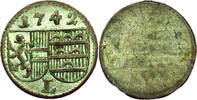 Weltmünzen 1 pfennig #16815 - Allemagne Salzbourg 1742 SPL magnifique - Léopold -