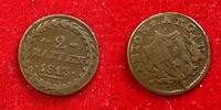 Weltmünzen 2 Rappen #7738 - SUISSE 1813 Canton Argau -