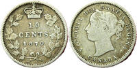 Weltmünzen 10 cents #2949 - Canada 1870 TTB+ - FACTURE -