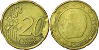 Euromünzen 20 centimes #6034 - 2002 Belgique coin cassé surplus Rare et fautée -