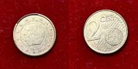 Euromünzen 2 centimes #6039 - 2000 Belgique tranche fautée et coin cassé ? - FACTURE -