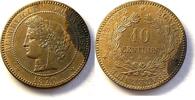 Frankreich 10 centimes #8441 - 1870 A Paris Cérès SUP/SPL avec une tache sinon SPL/FDC -