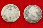 Frankreich 1/2 Ecu #5811 - LOUIS XV de Béarn 1733 Pau RARE TB+ - FACTURE -