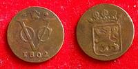 Weltmünzen 1 duit #8096 - Hollande 1802 RARE -