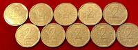 Frankreich 10 2 francs #7823 - Lot* 1992 sorties de rouleau de la monnaie de paris SPL/FDC -