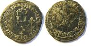 Frankreich Gros #8356 - de trois blancs dit demi-gros de Nesle Henri II 1551 -