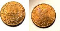 Frankreich 1 centime #8632 - 1904 Dupuis SUP/SPL avec rouge d'origine -