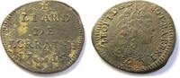 Frankreich Liard #8388 - de lorraine 1715 TTB -
