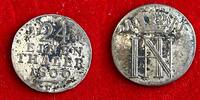 Weltmünzen thaler #7837 - Allemagne 24 einen 1809 F Jérome Bonaparte TTB+ -