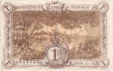 Monaco 1 Franc 1920 1920-03-20, VZ