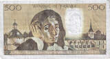 Frankreich 500 Francs 1979 Pascal, D.104, S+, Fayette:71.20