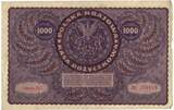 Polen 1000 Marek 1919 Geldschein, 1919-08-23, KM:29, S