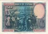 Spanien 50 Pesetas Geldschein, 1928-08-15, KM:75b, VZ