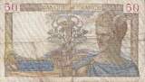 Frankreich 50 Francs 1938 Cérès, G.8731, S, Fayette:18.16, KM:85b