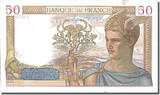 Frankreich 50 Francs 1938 Geldschein, 50 F 1934-1940 