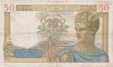 Frankreich 50 Francs 1938 Cérès, 1938-03-31, R.7969, S