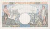 Frankreich 1000 Francs 1940 Commerce et Industrie, 1940-11-28, N.555, UNZ