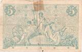 Frankreich 5 Francs 1872 Noir, 1872-05-14, O.461, S
