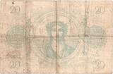Frankreich 20 Francs 1873 Bleu, 1873-02-20, L.1581, S