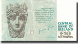 10 Pounds Geldschein, Ireland - Republic, Undated (1993-99), KM:76b, VZ+