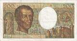 Frankreich 200 Francs 1989 Montesquieu, C.070, SS+, Fayette:70.09, KM:155c
