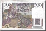 Frankreich 500 Francs 1948 Geldschein, 500 F 1945-1953 