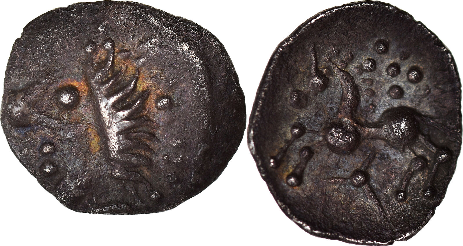 1/4 Quinarius Ist century BC Central Europe, Vindelici, Pedigree
