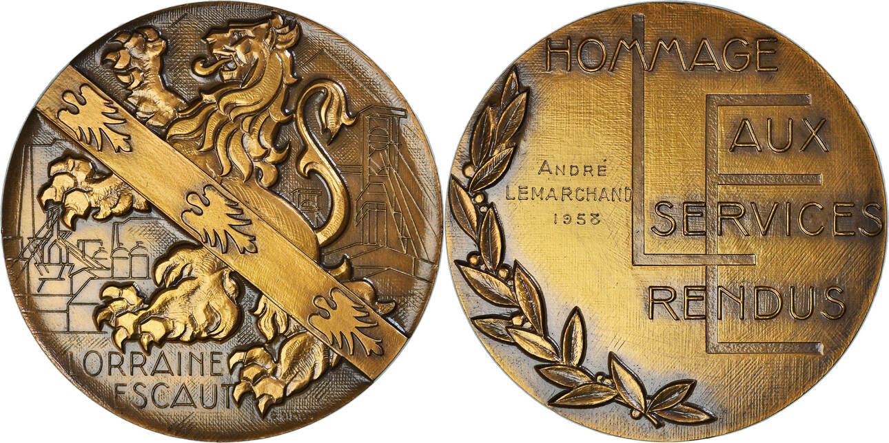 Médaille Bronze 1972 "Hommage Aux Apôtres De L'Europe" - Diamètre 81mm