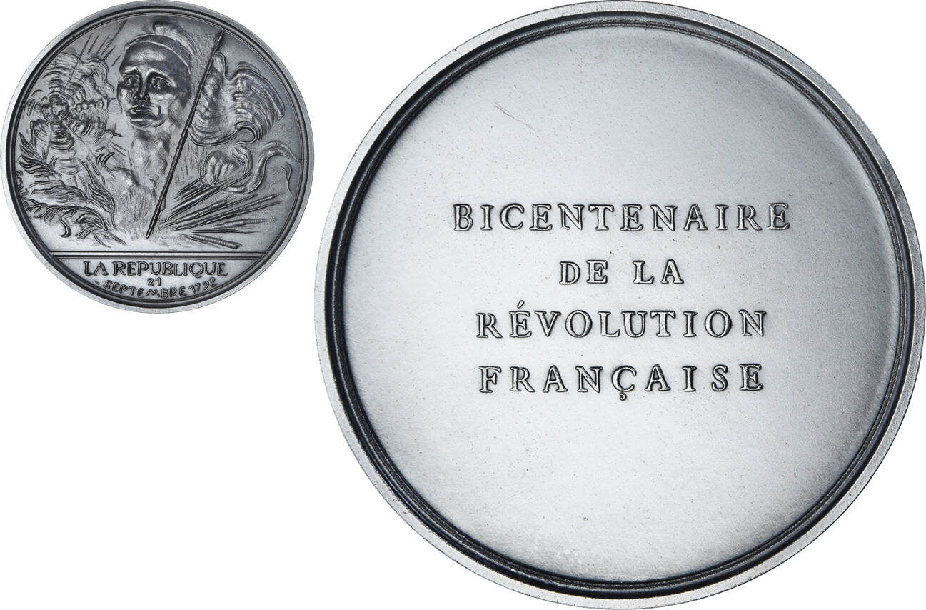 Frankreich Medaille Bicentenaire De La R Volution Francaise