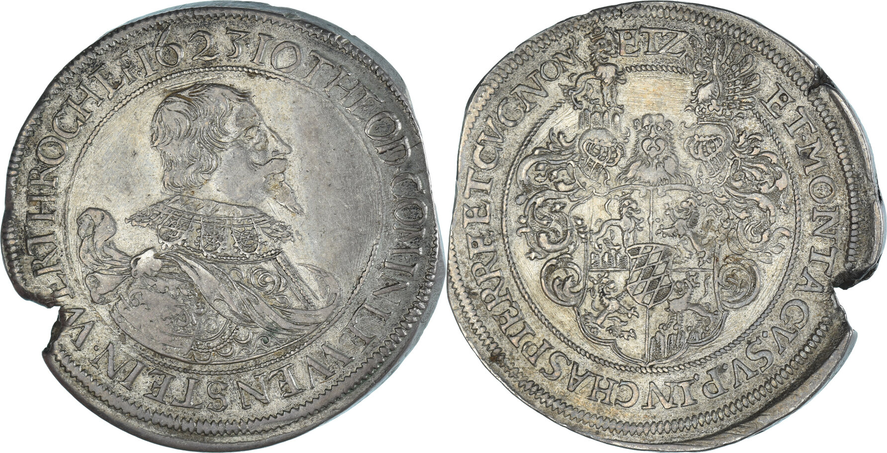 Deutsch Staaten Thaler 1623 Cugnon Münze, Löwenstein-Wertheim, Johann ...