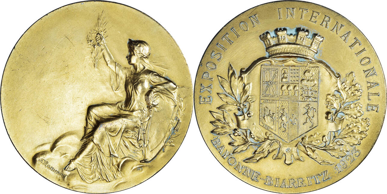 Médaille De L'Exposition Internationale De Rio De Janeiro 1922-1923 - Bronze - Collection