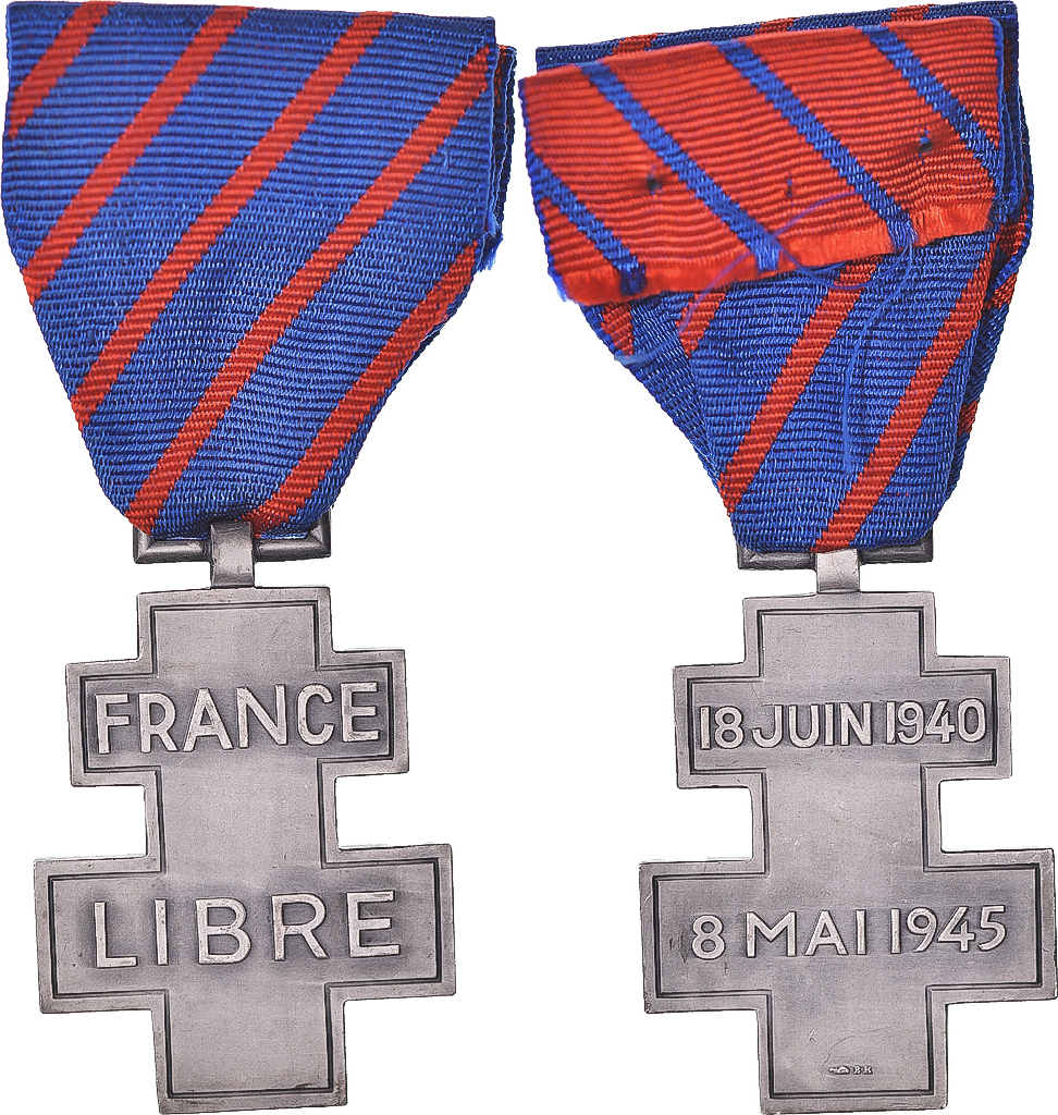 Frankreich Medaille 19401945 France Libre, Services Volontaires, WAR