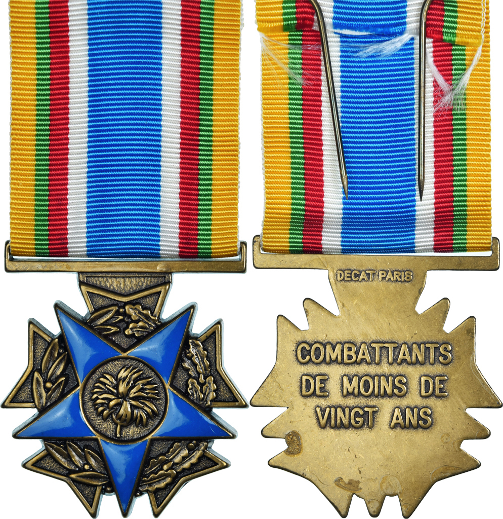 Frankreich Medaille Combattants De Moins De Vingt Ans War Ma Shops