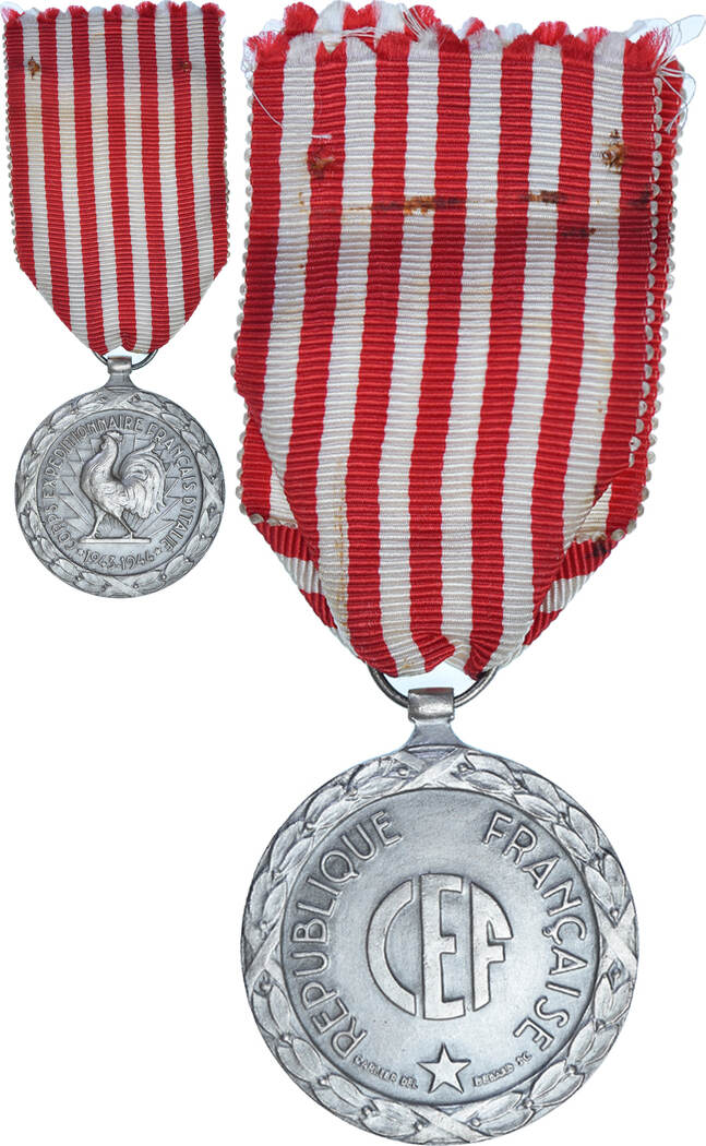 Frankreich Medaille 19431944 Corps Expeditionnaire Français d'Italie