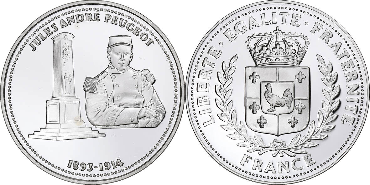 Médaille Commémorative - Centenaire De La Première Guerre Mondiale - Bataille De La Marne 2014