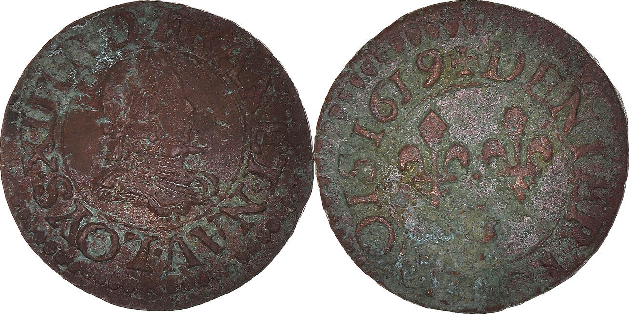 FRANCE : DENIER TOURNOIS LOUIS XIIII (D'occasion) à genève pour CHF 25