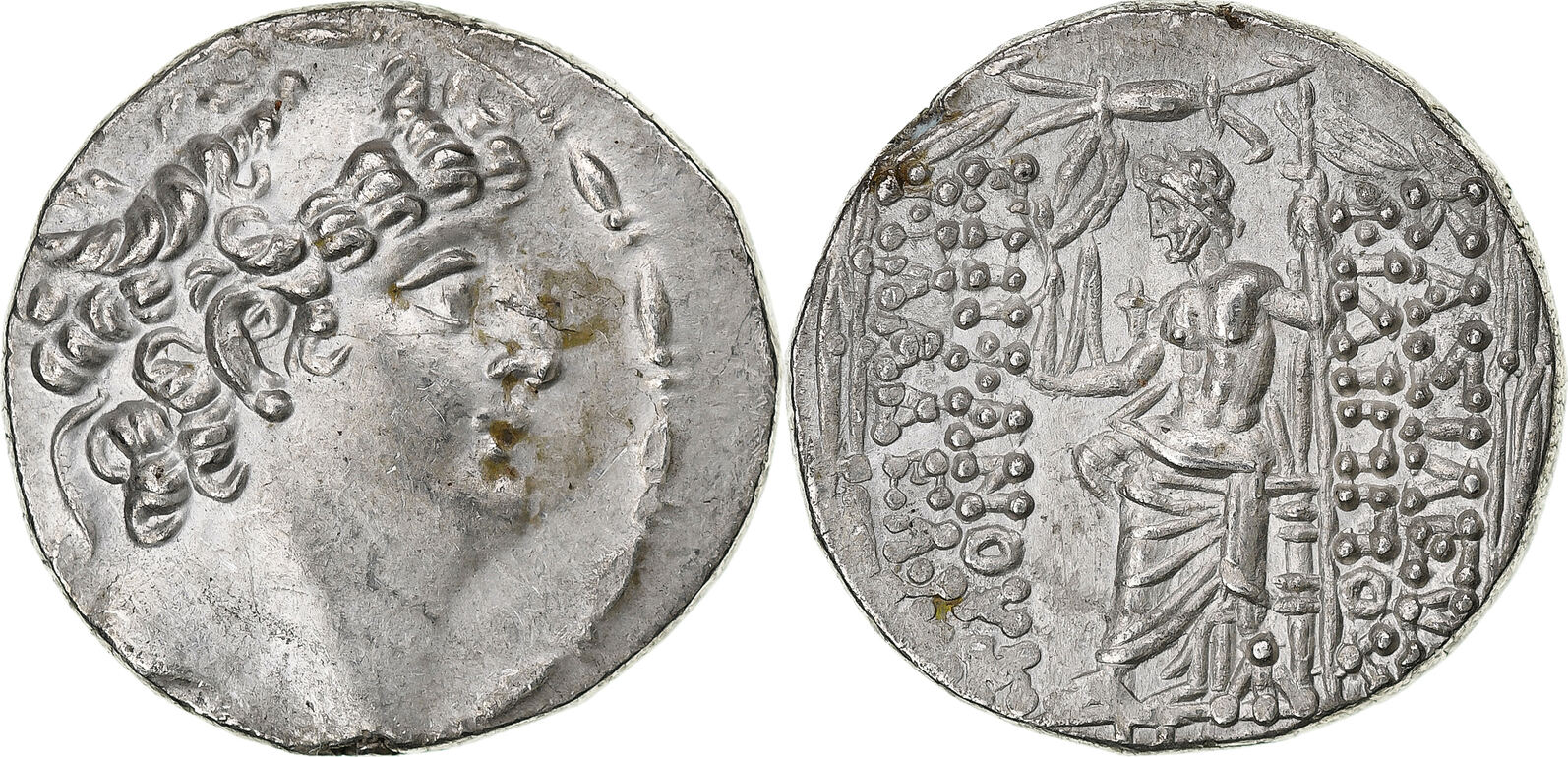 Tetradrachm 95/4-76/5 BC Antioch Seleukid Kingdom, Philip I ...