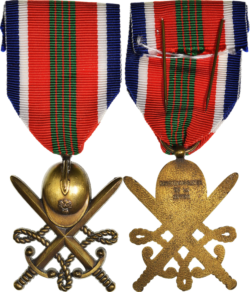 Frankreich Medaille Reconnaissance De La Nation Guerre War Ma Shops