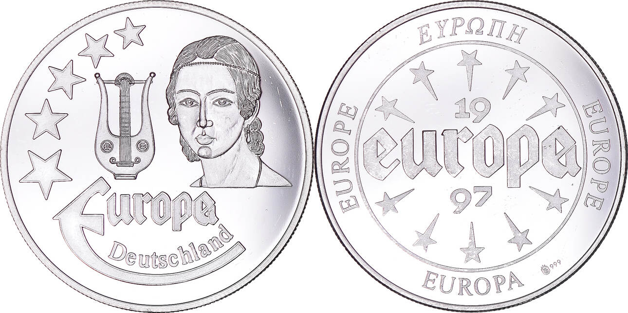 Frankreich Medaille Europa Germany Unz Silber Ma Shops