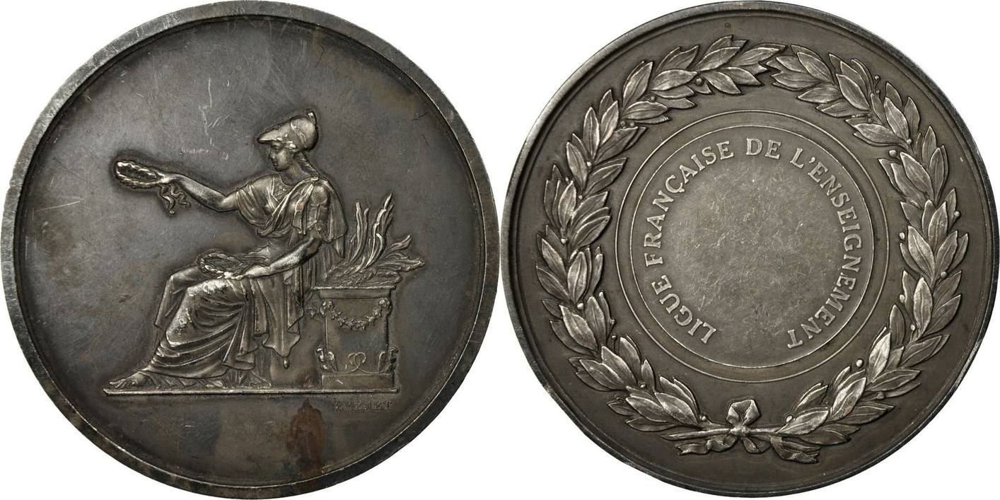 TROISIÈME RÉPUBLIQUE Médaille, Enseignement primaire fme_827698 Médailles
