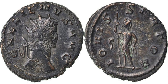 Antoninianus Münze, Gallienus, VZ+, Billon, Cohen:395 VZ+ ...