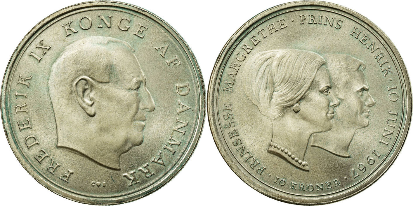 d-nemark-10-kroner-1967-h-m-nze-frederik-ix-copenhagen-ss-silber