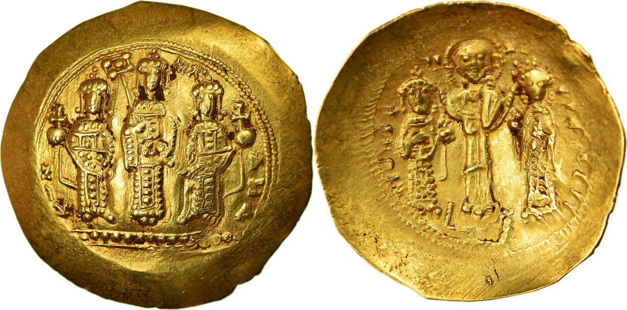 Histamenon Nomisma 1068-1071 Constantinople Münze, Romanus IV, Constantinople, VZ+, Gold | MA-Shops