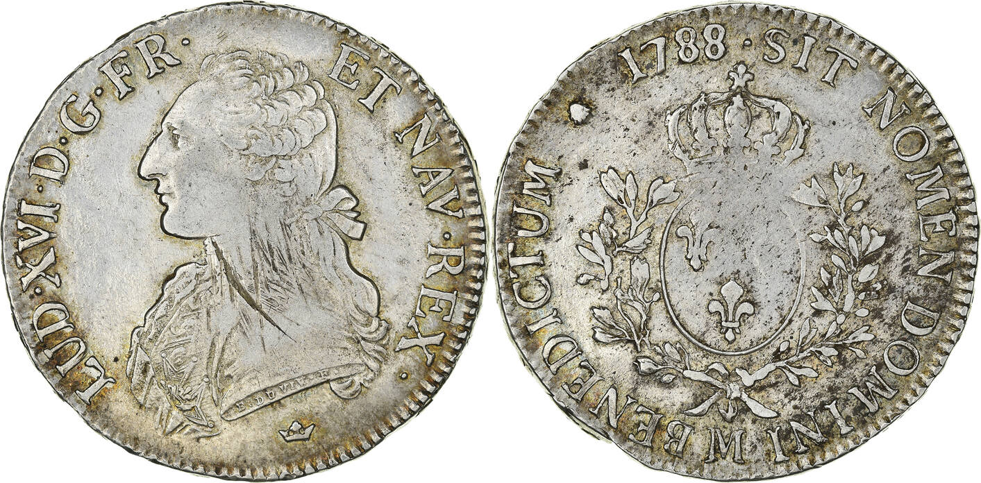 22-496 ~ Dessous de verre / Sous bock - X6 - Ecus Louis XVI 1788