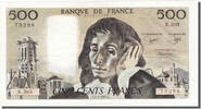 Frankreich 500 Francs Geldschein, 500 F 1968-1993 ''Pascal'' -