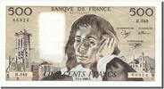 Frankreich 500 Francs Geldschein, 500 F 1968-1993 ''Pascal'' -