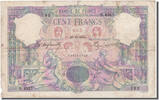 Frankreich 100 Francs Geldschein, 100 F 1888-1909 ''Bleu et Rose'' -